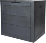  Autronic Garden tárolódoboz Orino, antracit, műanyag, térfogat 120 l (AZB-G2035 GREY)