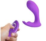 Pretty Love Stimulator Idabelle, Remote Control, 12 Moduri Vibratii, 12 Moduri Tapare, Silicon, USB, Mov, 10.1 cm Vibrator