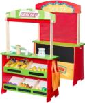 Smart Baby Set de joacă din lemn 2 in 1 Smart Baby - Magazin și teatru (ACT267) Bucatarie copii