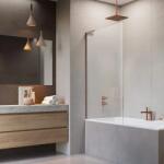Radaway Paravan pentru cada de baie, cupru periat, Radaway Modo SL Brushed Copper PNJ II 10316070-93-01R (10316070-93-01R)