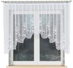 Markizeta BERENIKA Napellenző függöny, jacquard, fehér, 330x130cm (MAR_50648)