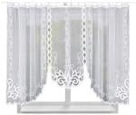 Markizeta Jacquard függöny, Ewelina, 400 x 160 cm, poliészter, fehér (MAR_58087)