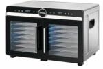 Heinner Deshidrator de fructe si legume HEINNER Dualdry Elite HFD-KDDB1400BKSS, 1400 W, 29 L, 16 tavi inox, 2 vati rulouri fructe, 2 tavi grilaj marunt, Timer 30 minute - 48 ore (Inox) (HFD-KDDB1400BKSS) Uscator de fructe
