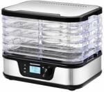 Heinner Deshidrator de alimente HEINNER HFD-K380DSS, 380 W, 5 tavi, Temperatura ajustabila 35-75 C, Timer (Inox) (HFD-K380DSS) Uscator de fructe