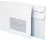 NC Koperty Herlitz Envelopes DL hk (with strap) for elegant correspondence window right white 400 pcs