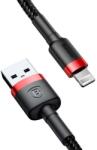 Baseus Cablu de date Baseus Kevlar CALKLF-B19, Lightning, 1 m (Negru/Rosu) (31652-uniw)