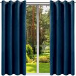  Velúr kész függöny 240x140 sima függöny velvet sztrazor színválaszték (Zasłonki grube zaciemniające granatowe 240)