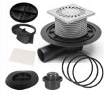 Chudej Száraz Szifon Szennyvízkarát Chudej 381A 12, 2 cm Rozsdamentes lefolyó 50mm (381A)