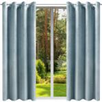  Velúr kész függöny 140x270 több színben velvet függöny átvezető (Zasłony grube na kółkach velvet 270 welurowe)