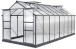 CoverTech Azalia alumínium üvegház 2, 5 x 4, 9 m CoverTech antracit (CT099)