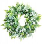 Top Gifts Dekorációs koszorú berkenyével fehér 32 cm (366-1)