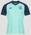 Adidas Rövid ujjú pólók Preshirt Away Germany Football Jersey Kék EU M