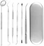  Fogászati Szerszámkészlet Fogászati Tükör Mélyítő 6DB-OS (RTRR-71885)