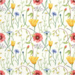 Procos Virágos Wild szalvéta 20 db-os 33x33 cm (PNN97106)