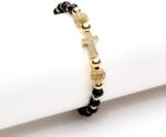 ElectraStore Bratara Reglabila Handmade Cu Pandantiv Cruce Mercy (C4697)
