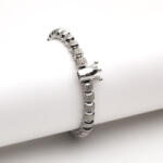 ElectraStore Bratara Reglabila Handmade Cu Pandantiv Coroana Silver Queen (C4702)