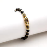 ElectraStore Bratara Reglabila Handmade Cu Pandantive BlackGold (C4694)