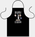 Nevesajándék Fekete Kötény - Beszólt, elástam (KF021)