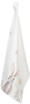 Clayre & Eef Prosop de bucatarie din bumbac alb bej model Iepuras 50x70 cm (REB42deco)