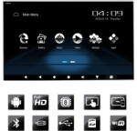 Edotec Tetiera auto Edotec TravelMate 13.3 inch Android Full HD WiFi Touch (edt-travel13.3-B) Monitor de masina