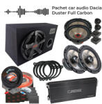 Edotec Pachet car audio complet pentru Dacia Duster cu Audio System Full Carbon (PDD-FC)