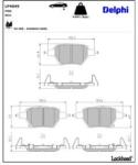 DELPHI set placute frana, frana disc DELPHI LP4049 (LP4049)