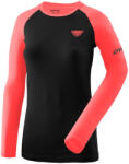 Dynafit Alpine Pro W L/S Tee női funkcionális felső L / fekete/narancs