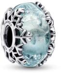 PANDORA Moments 792377C00 Kék téli hópehely muránói üveg charm (Ag925/1000, 3, 6 g)