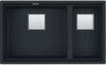 Franke Kanon chiuvetă din granit 76x46 cm negru 125.0749. 681 (1250749681) Chiuveta