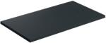 Omnires Aquarock cădiță de duș dreptunghiulară + capac mascare 160x90 cm negru AQUAROCK90-160BLV (AQUAROCK90160BLV)