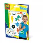 SES Creative 50 db ideiglenes tetoválás készlet, SES Creative, metál, 5 év+, többszínű