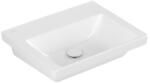 Villeroy & Boch Subway 3.0 mosdótál 55x44 cm négyszögletes klasszikus fehér fényes 4A70F601 (4A70F601)