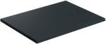 Omnires Aquarock téglalap zuhanytálca + előlap 100x80 cm fekete AQUAROCK80-100BLV (AQUAROCK80100BLV)
