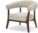 VOX bútor GITTA lounge fotel, beige boucle, dió