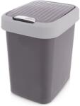 Orion Coș de gunoi din plastic 12 l gri ORION cu capac basculant Cos de gunoi