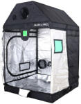 BudBox XL R 120x120x180 ezüst - tető alá lejtős kivitel