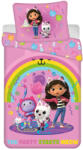Jerry Fabrics Gabi babaháza Rainbow Party ágyneműhuzat 140×200cm, 70×90 cm microfibre (JFK041253)