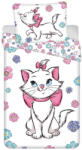 Jerry Fabrics Disney Marie Floral ágyneműhuzat 140×200cm, 70×90 cm (JFK039618)