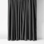 Goldea draperie blackout cu luciu satinat - gri închis 270x220 cm
