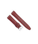  Curea piele model crocodil tip Swatch 19mm maro castaniu - 32808