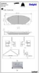DELPHI Set placute frana DELPHI LP5097EV (LP5097EV)