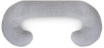 ceba baby Perna multifunctionala, Ceba Baby, Pentru dureri de spate, somn confortabil si alaptat, Cu bile de silicon si microperle, Husa detasabila din bumbac, 300x30 cm, Grey Stars (W-885-000-739)