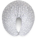 ceba baby Perna pentru alaptat, Ceba Baby, Husa detasabila din bumbac, Cu puf siliconizat, 150x60x37 cm, Basic Chamomile (W-709-000-744)
