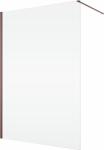 RONAL Paravan dus sticla walk-in 110x200 cm, bordeaux metal, sticla 8 mm, Ronal Easy D40 (D401102307)