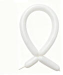 Flippy Baloane de Modelaj, Flippy, Set 50 bucati, Model Standard, din Latex, 30 x 1.5 cm, 1.8 g per unitate, pana la 150 cm, Alb (TEO-162103)