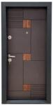 NOVO DOORS Usa metalica de apartament cu izolatie si vizor Novo Doors First Class NDS06, Deschidere Stanga Dreapta, Dimensiune 200X88 cm, Tabla 12 mm, Kit complet, Gri antracit cu insertie Stejar (NDS06)