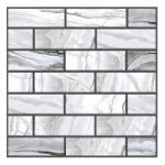 DEPOZIT LICHIDARE STOC 10 x Placi Tapet Autocolant 3D cu Imitatie de Marmura Dreptunghiulara, pentru Perete Bucatarie Sufragerie, Usor de Curatat, Rezistent la Apa, Autoadeziv, 30x30 cm, Gri (teo-129746-2026)