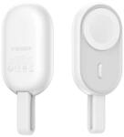 Veger Baterie Externa Wireless VEGER W0102 pentru Apple Watch, 1200mAh, Incarcare Magnetica, Tip Breloc, Ultra-Compacta, Alb (W0102-WHITE)