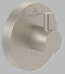 Villeroy & Boch Cuier simplu baie, fixare ascunsa, nichel periat (Brushed Nickel Matt), Villeroy & Boch Elements Tender TVA15101100064 TVA15101100064 (TVA15101100064)