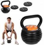 Rebel Kettlebell öntöttvas állítható súlyzó labda 9kg Rebel (RBA-2324-9)